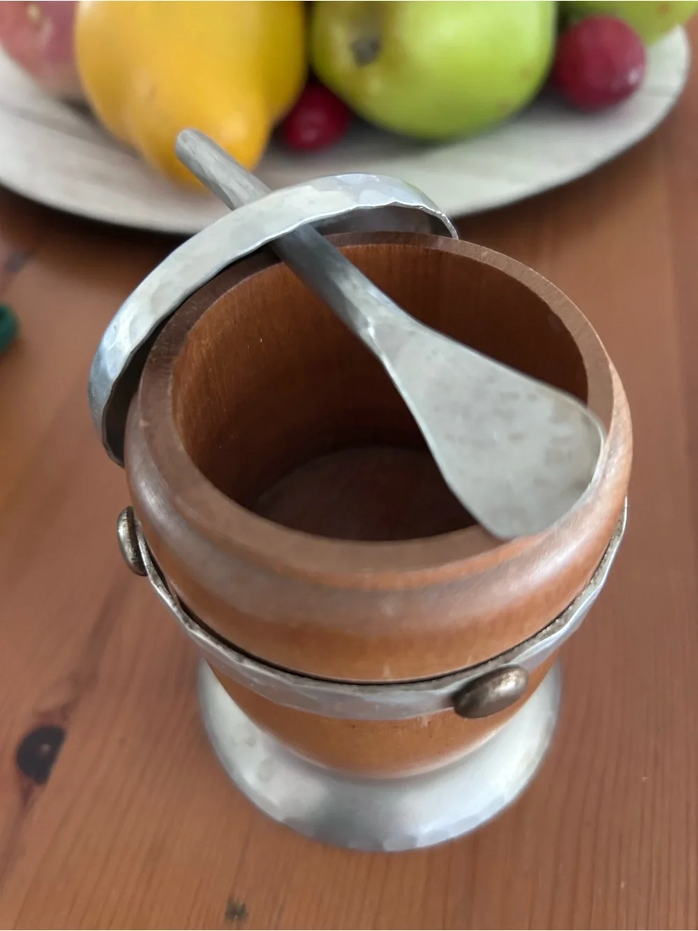 Wood Condiment Holder